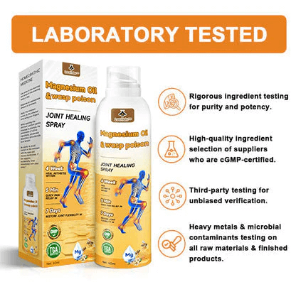 💧🐝Lovilds™ Magnesium Oil & wasp poison Joint Healing Spray👨‍⚕️Approved by the Australian Orthopaedic Association (AOA)