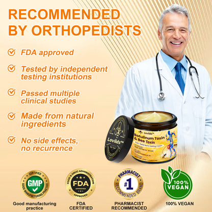 LOVILDS™ Botulinum Toxin & Bee Toxin Pain-Relief Bone Healing Cream❤️